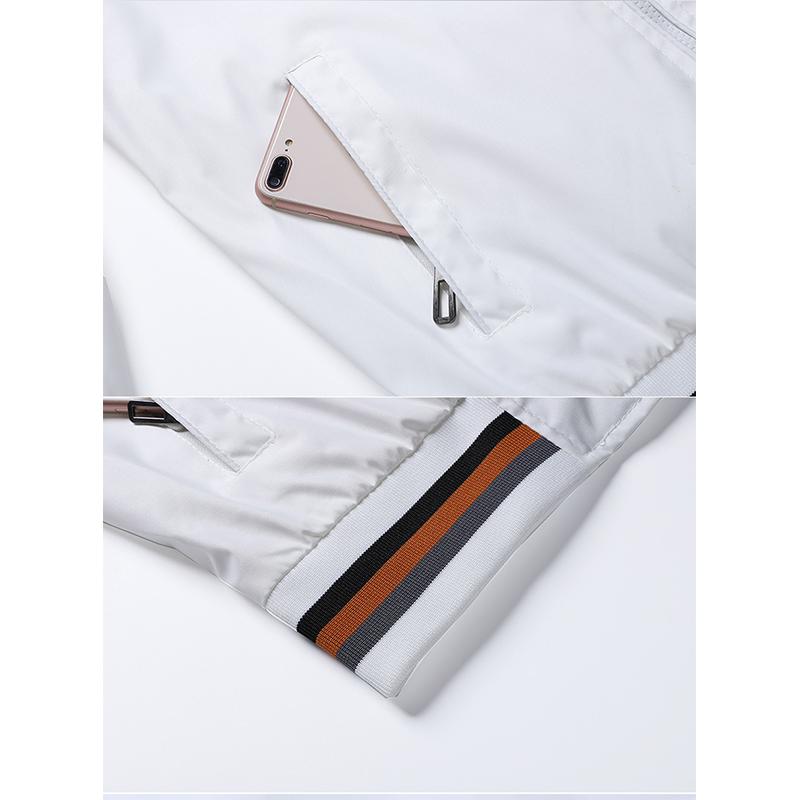 Camel Men's Spring and Autumn Outdoor Sports Solid Color Embroidered Jacket Men's Casual Jacket