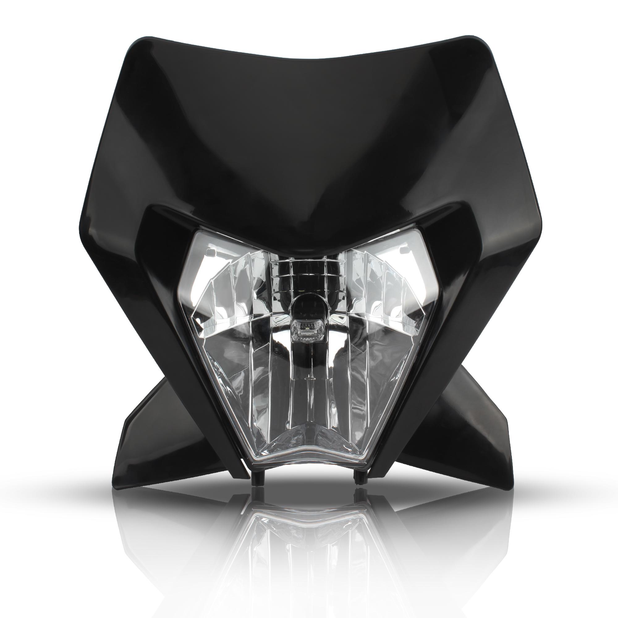 

Для KTM EXC XC SX XCW EXCF SXW SXF 125-500 2024 Мотоцикл Дерт Пит Байк Фара Головной свет Свет Эндуро Мотокросс Аксессуары чёрный