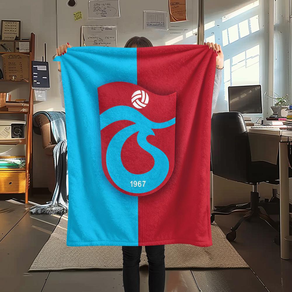 Trabzonspor poster FlAannel Blanket, High quality Comfortable for All Seasons, Home Decor, Warmth and Comfort