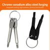 1 Pc Portable Outdoor Camping EDC Emergency Key Type Gadget Cross Flat-Head Screwdriver Driver Portable Multi-Function Key Chain