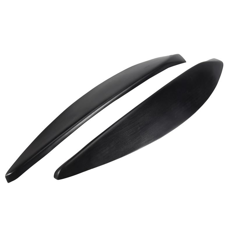 Car Front Headlight Lamp Eyebrows Eyelids Moulding Cover Trims For Opel Vauxhall Astra H MK5 2004 - 2009-M53K