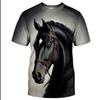 2025 Cross border Foreign Trade New 3D Printed Men's Round Neck Short Sleeve Casual T-shirt