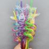 2Pcs Mermaid Theme Party Mermaid Tail Straw Gift Sparkling Straw Birthday Party Summer Pool Party Supplies
