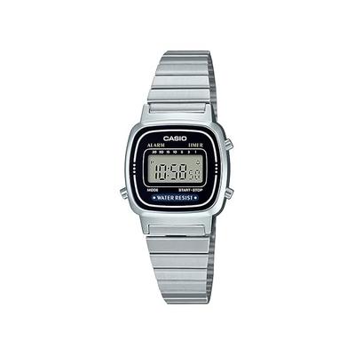 Watch Casio Collection [Domestic Genuine Product] LA670WA-1A2JF Ladies Silver