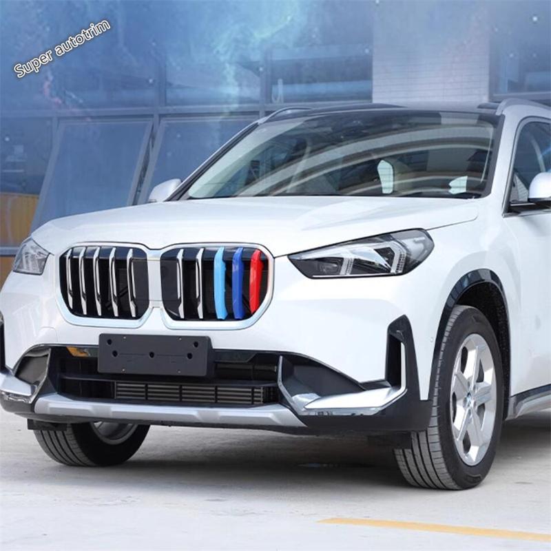 3 STK Dreifarbiger Frontgrill Rennsportgrill Schnallen-Dekorstreifen Abdeckung Zierleisten Zubehör Außen Für BMW X1 U11 - 2025