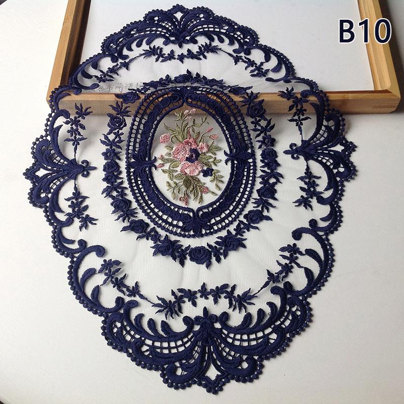 

Чехол для обеденного стола Вышитая скатерть Элегантная скатерть Подставки под кофе B10