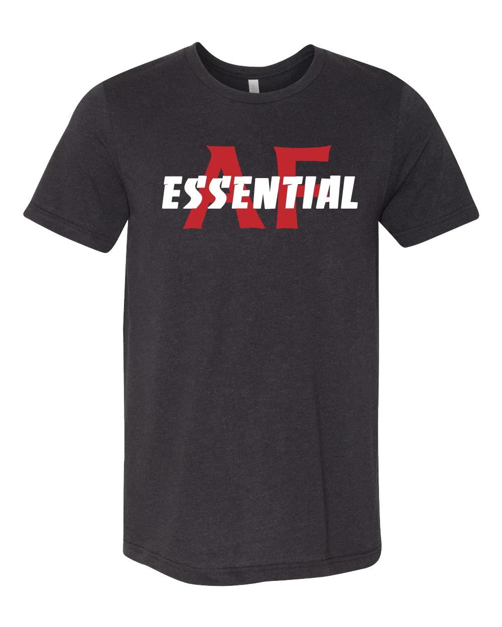 Funny Essential AF Unisex Adult Short Sleeve T-Shirt S