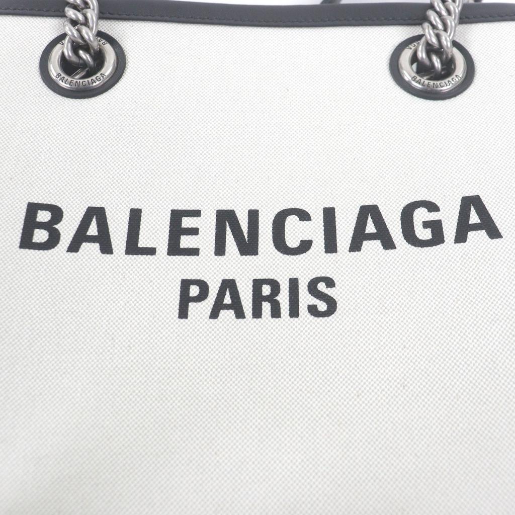 Excellent BALENCIAGA Handbag DUTY FREE TOTE S Logo print Used