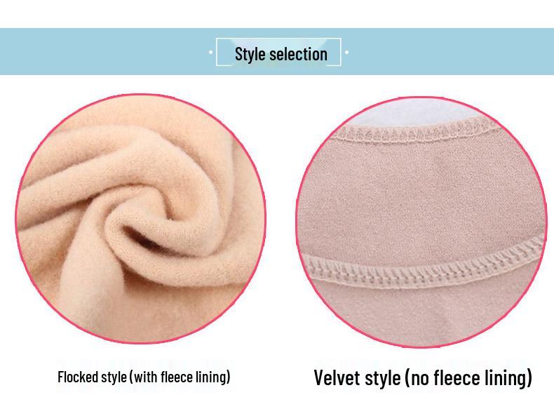 Autumn Winter Fleece-Lined Kids' Dancewear Invisible Girls High-Stretch Performance Outfits