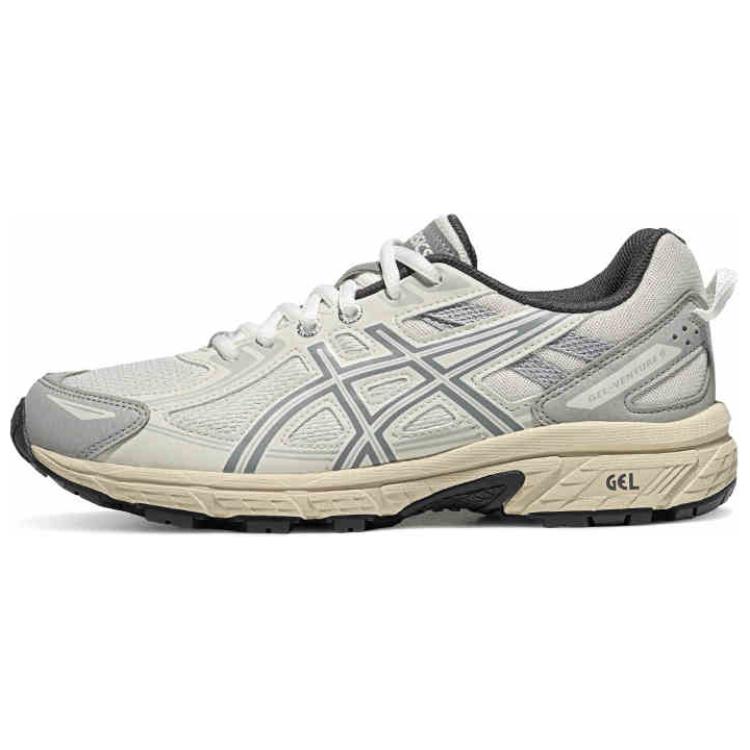 Asics Gel-Venture 6 Comfortable Soft Low-Top Trail Running Shoes Women Sneaker White Gray 1012B359-301