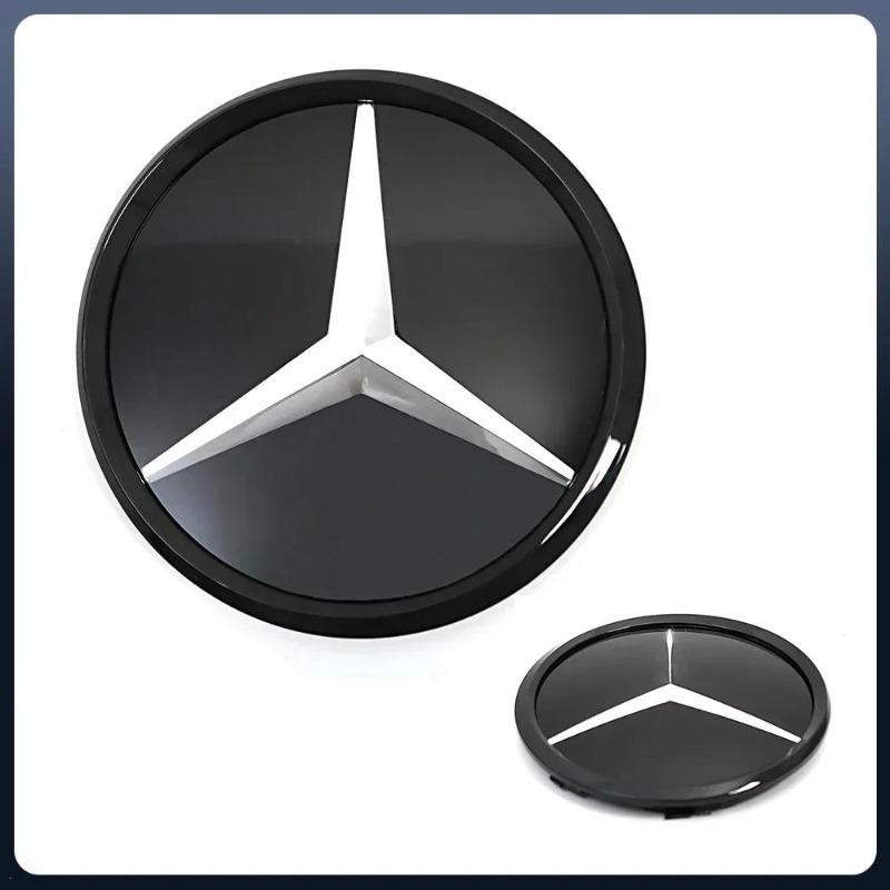 For Mercedes Benz Silver And Black Front Grill Newest 3D Style Emblems W176 W246 W205 W212 W207 W217 W251 R231 W166 X166 X156