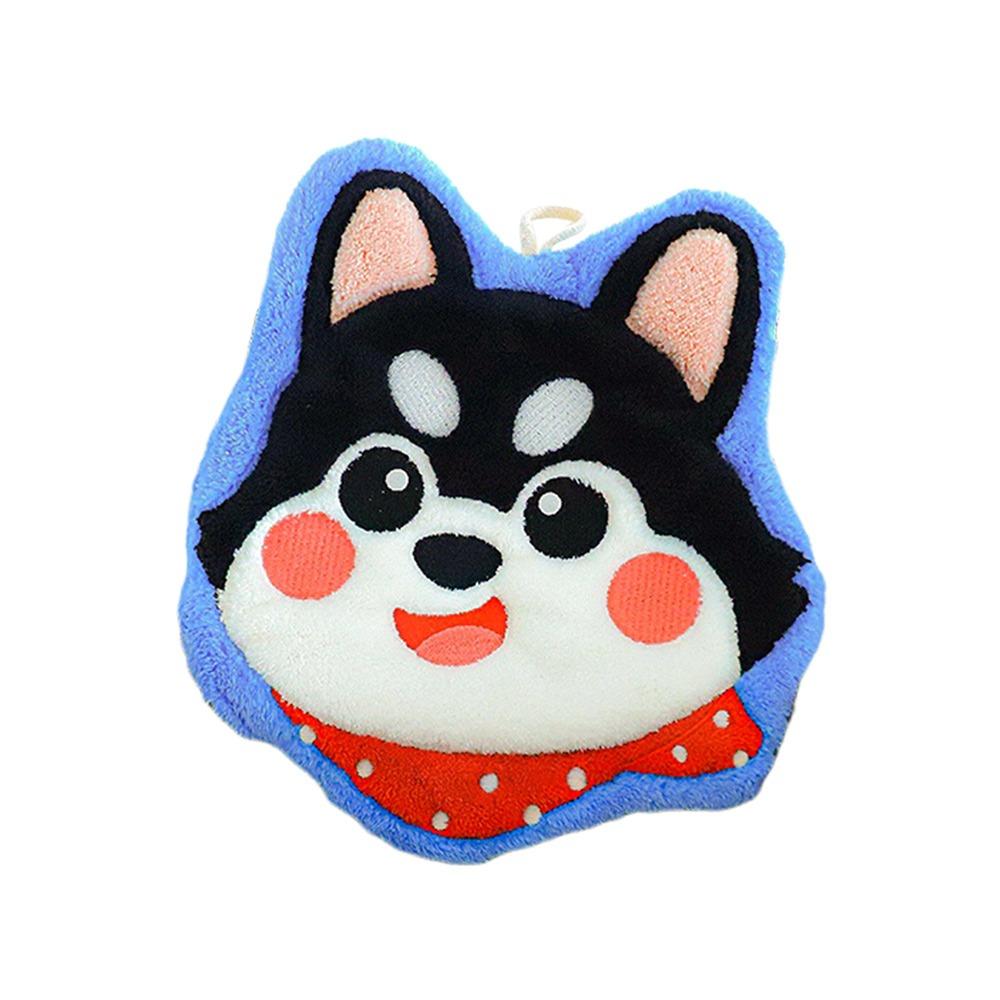 Thickening Hand Towel Dog Shaped Kid Towel Kawaii Kitchen Handkerchief Bathroom