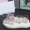 45/60Ml Thickened Glass Measuring Cups With Measurement Marks Perfect For Coffee Brewing Cocktail Mixing Home Bar Appliances