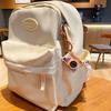 Trendy Capybara Camera Keychain: Flashing Plush Toy Schoolbag Charm Gift