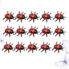 20Pcs Environmental Friendly Mini Simulation Ladybugs for Kids DIY Garden Decoration Fairy Landscape Plant Pot House Party