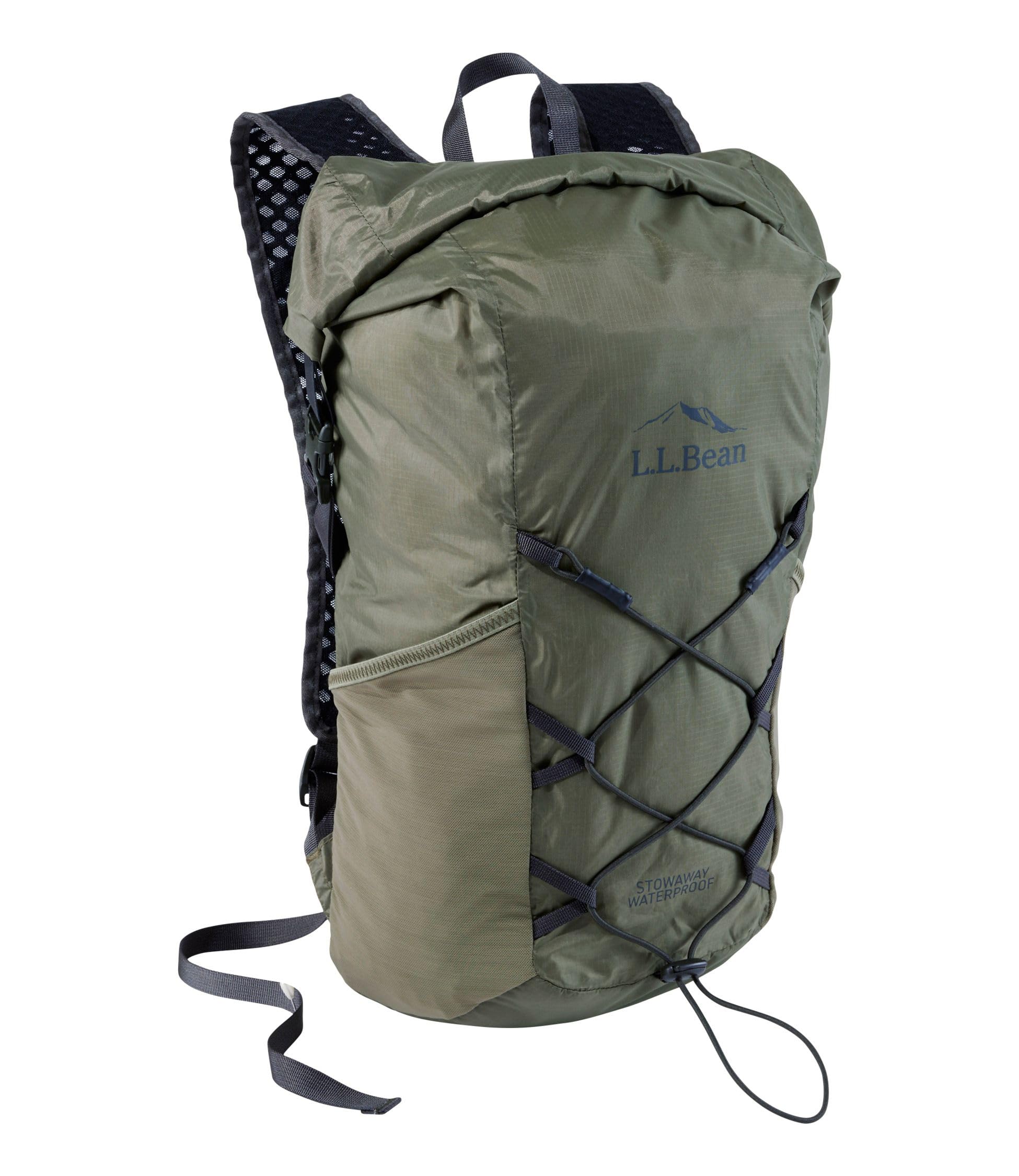 Waterproof Stowaway Day One Size Fits Olive Item Number 1000296851 L.L.Bean Pack, All, Gray,