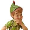 Figurine - Disney Tradition by Jim Shore - Peter Pan Childhood Champion - Effet bois - Hauteur 11 cm