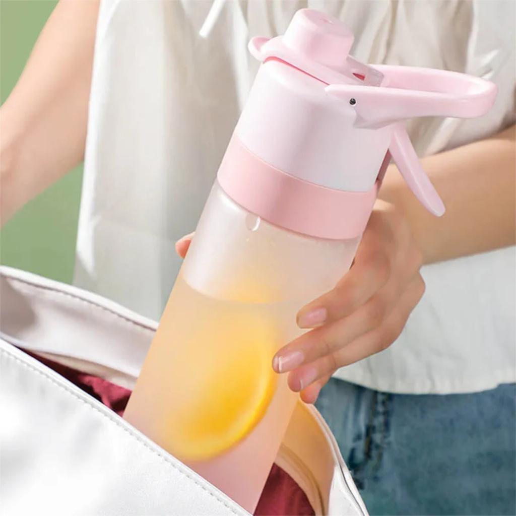 700ml Gradient Sport Water Bottle Travel Outdoor Fitness Water Cup Large Capacity Spray Bottle Drinkware