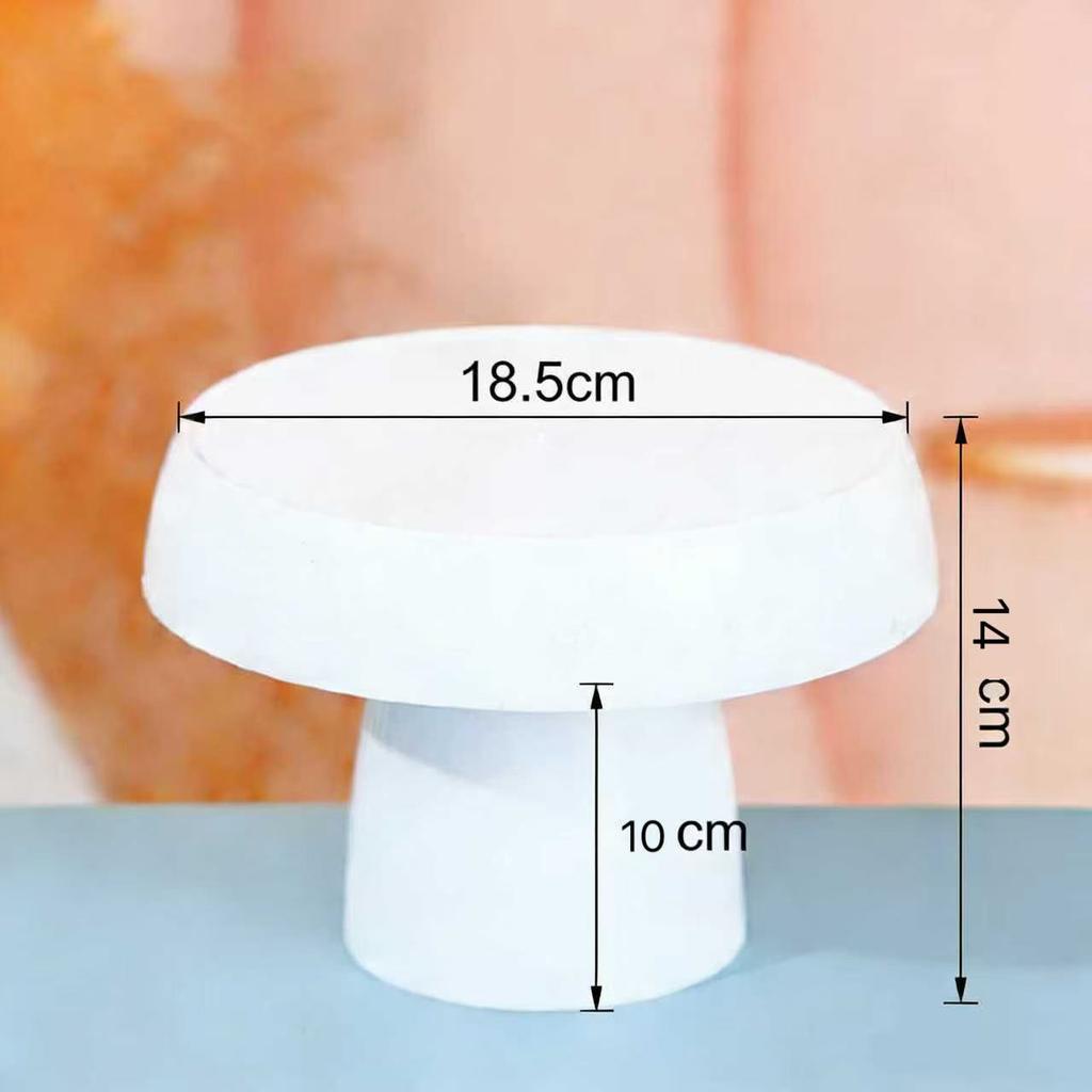 1PC Dessert Cake Stand Tray for Afternoon Tea Wedding Birthday Party Display Cold Meal Tea Break Elegant Tableware Accessory