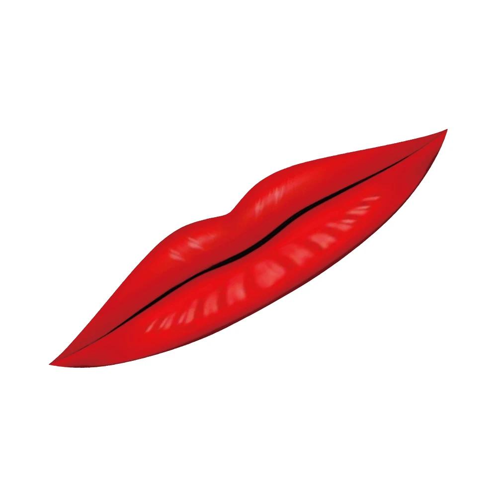 

For Tesla Model 3 X Y S Custom Front Bumper Sticker Shark Mouth Sexy Lips Car Waterproof Vinyl Film Auto Exterior Accessories