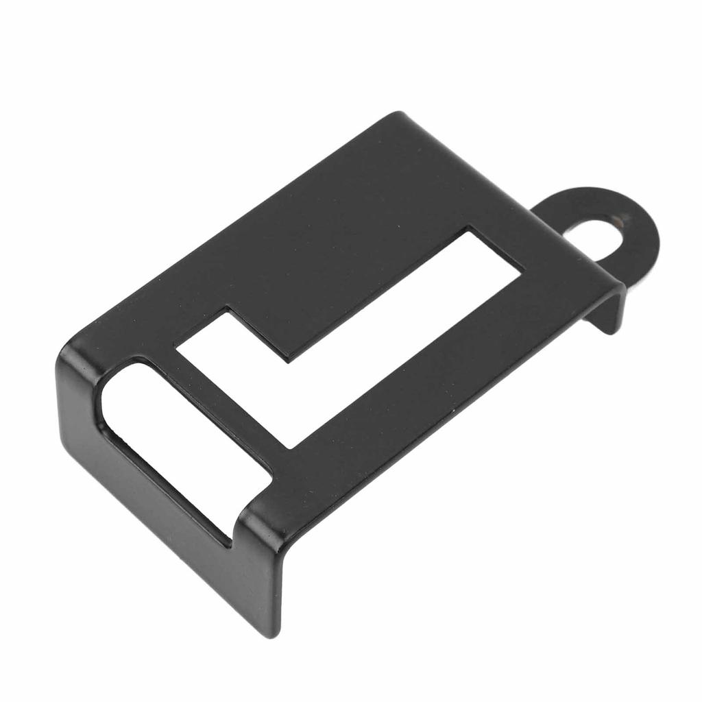 Motorrad Hinterradbremsflüssigkeitsbehälter Schutzschild Eisen Schwarz für KLX 300 KLX250S