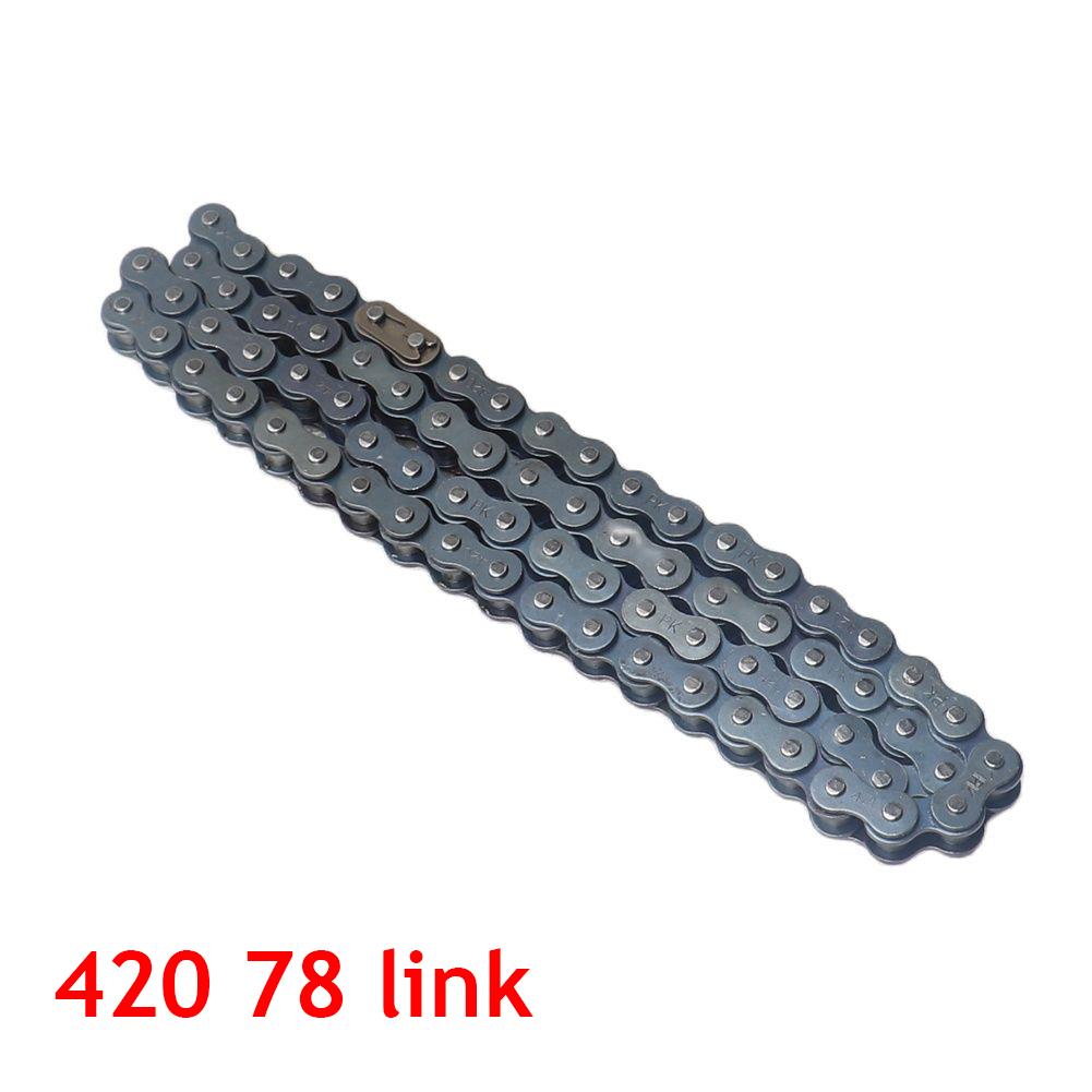 420 74 76 78 80 82 88 90 92 94 96 110 Links Motorcycle Drive Chain Link For CRF 50 70cc 90cc 110cc 125cc Pit Dirt Quad ATV Bike