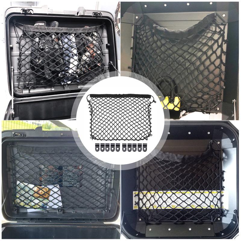 For BMW GS R1200GS R1250GS F800GS F700GS F650GS Vario Case for GIVI Trekker Panniers Motorcycle Luggage Cargo Mesh Net Organizer