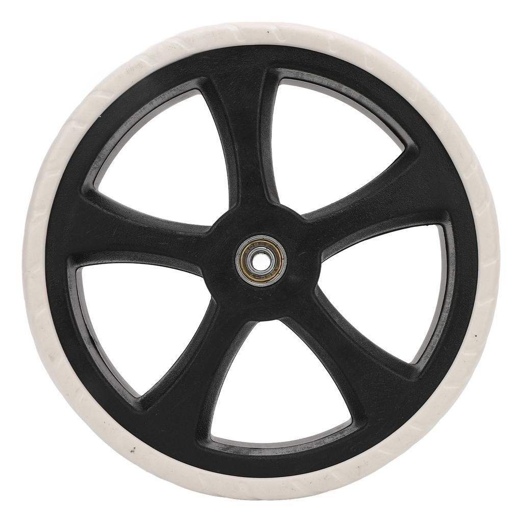 7.8in Utskiftbart Handlevognhjul Stille Innebygd Kulelager Støtdemping Dagligvarevogn