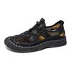 Fashion Slip-on Men's Sports Shoes Handmade Sandals Net Footwear Breathable Light Soft Casual Shoes Summer Wading Aqua Shoes Mesh Flats