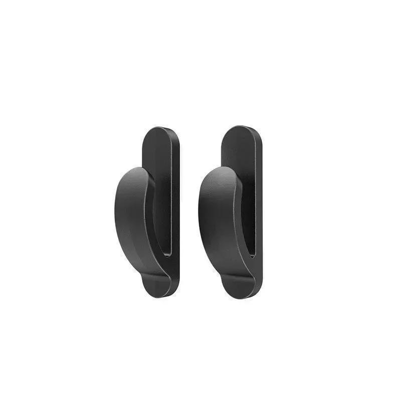 2PCS Convenient Black Auto Car Truck Self Adhesive Hook Hanger Bag Purse Organizer Holder
