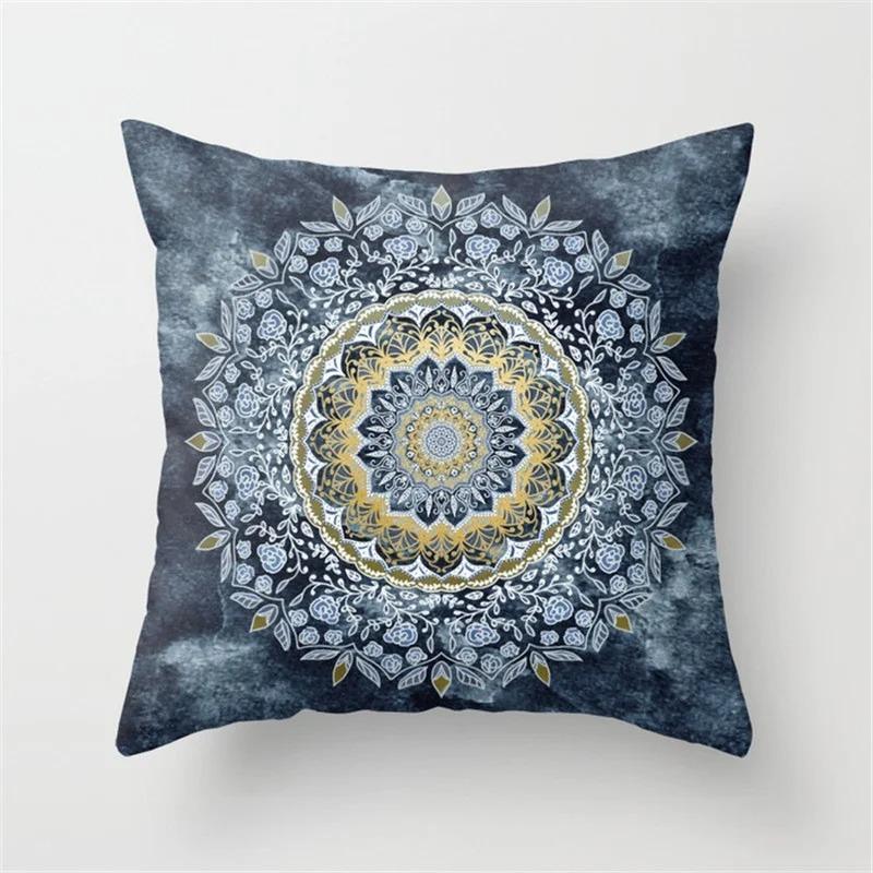 Nordic Bohemian Pattern Printed Cushion Cover Home Living Room Sofa Decoration Square Throw Pillow Cover