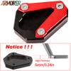 S1000R Kickstand Side Stand Enlarge Pad Motorcycle Accessories For BMW S1000RR M1000RR S 1000RR M 1000RR S 1000R S1000 R RR
