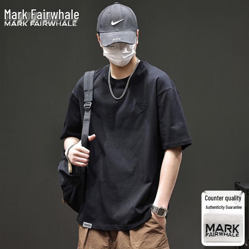 

Mark Fairwhale Men s Loose Fit Round Neck T-Shirt L