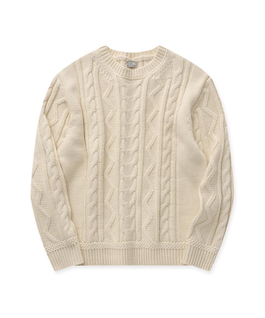 Pilpeu Cable Classic Knit 30(Ivory)