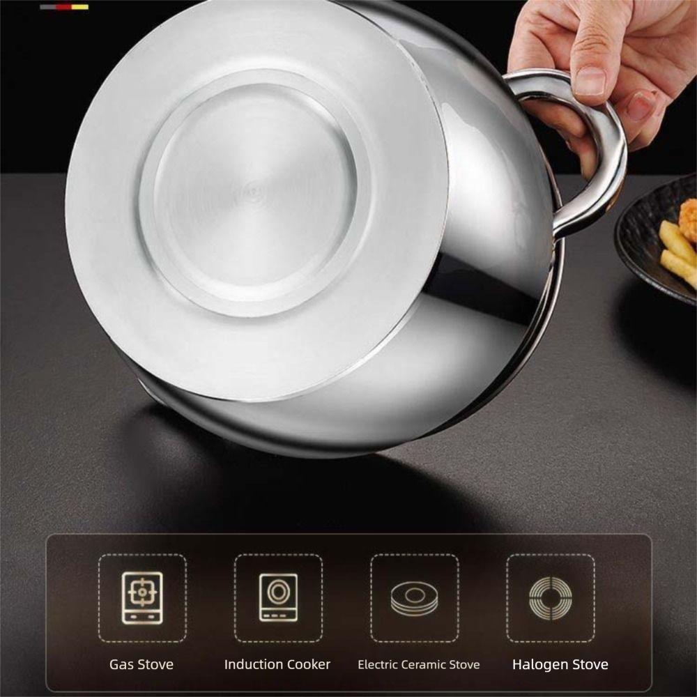 1.5/3.5L Oil Filter Pot Stainless Steel Lard Strainer Filter tank Storage Container Large Capacity Cooking Oil Strainer Kitchen