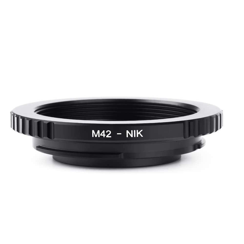 

Адаптер крепления Concept M42, совместимый с креплением Nikon F Mount M42, адаптер объектива для крепления камеры Nikon F Mount, адаптер-конвертор со стеклом K&F -