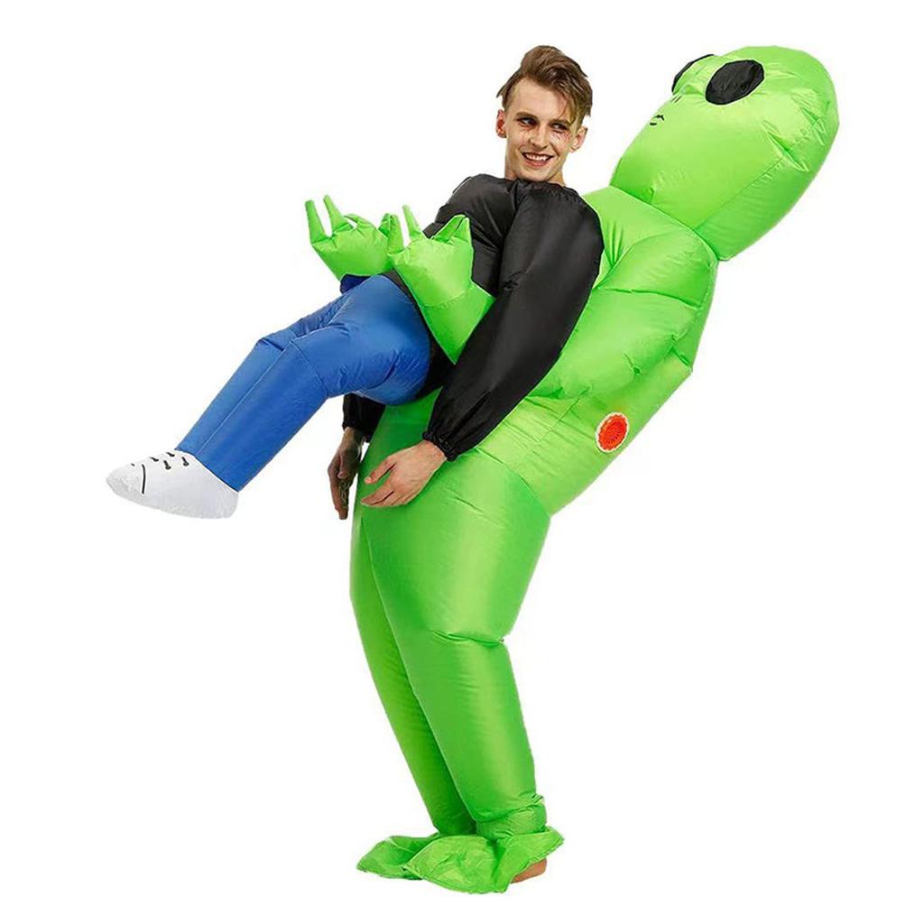 Aufblasbares Alien-Kostüm Erwachsene lustig Halloween-Party