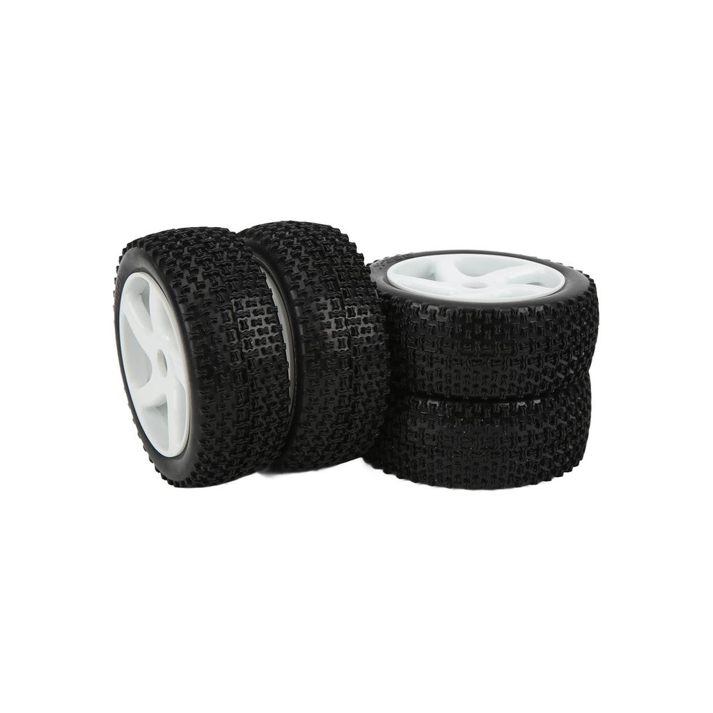 4pcs RC Car Rubber Tires Wheel Set for 1Celsius8 1Celsius10 Remote Control Car Upgrade Parts