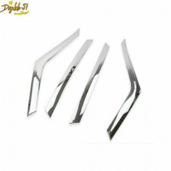 For Toyota Camry 2018- Chrome Rear Tail Light Lamp Cover Trim Strip 4PCS