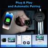 2 in 1 Kabelgebundener zu Drahtloser CarPlay Android Auto Adapter OTA-Update Mini-Dongle für OEM Kabelgebundene CarPlay Android Auto Autosysteme
