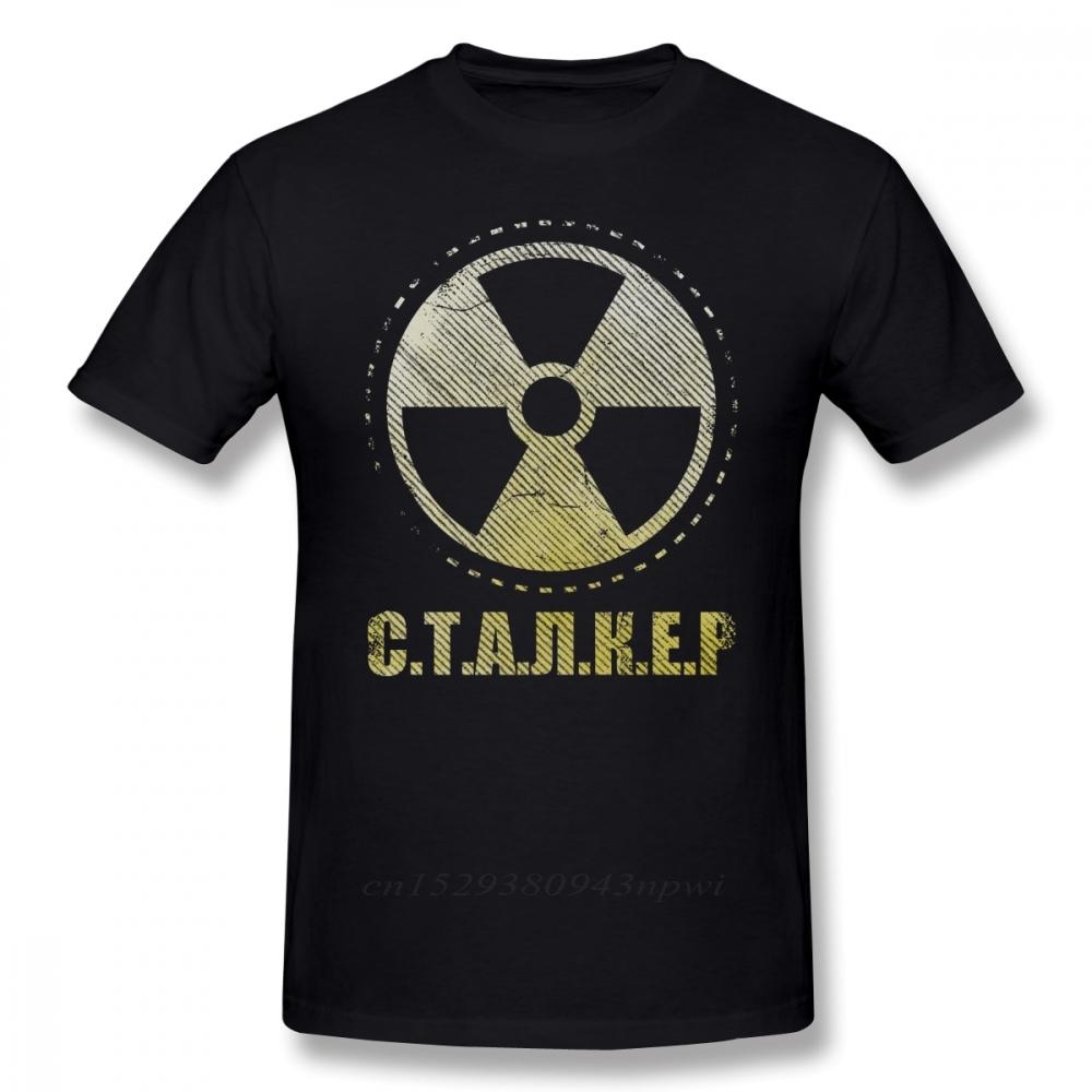 Stalker Game T Shirt Loner Faction Patch TShirt Printed Casual Tee Shirt Mens Cute Cotton Short Sleeves Tshirt