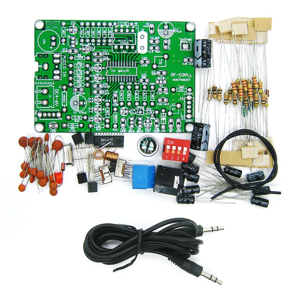 87-108Mhz Fm Frequency Modulation Wireless Microphone Module Diy Fm Transmitter Board Parts Module Dc 4-6V Diy Electronics