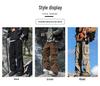 Men's High Street Tactical Cargo Pants - Autumn/Winter Pleated Outdoor Style