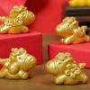 Resin Material Zodiac Horse Decorations DIY Decorations Golden Horse Ornament  Home Decor
