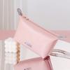 PU Portable Waterproof Dumpling Makeup Bags Skin Care Products Toiletry Organizer Traveling Large Capacity Wash Storage Bags