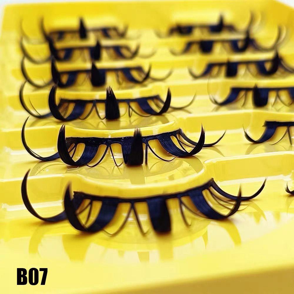 6 Pairs Dramatic 3D Faux Mink Eyelashes Wispy Fluffy Thai Eyelashes False Eyelashes Extension