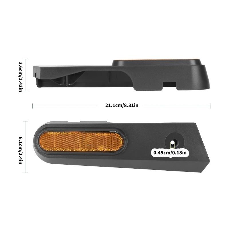 Rear Wheel Decoration Cover For Electric Scooters Easyly Install Light weight Electric Rear Wheel Mudguard Cover