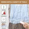 8pcs  Heavy-Duty Vacuum Storage Bags with Zipper Closure Space-Saving Hanging Organizer Bags for Clothes, Suits, Jackets, Travel