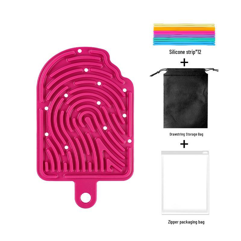 Kids' Space-Themed Sensory Ice Cream Puzzle Board