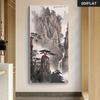 One Chinese Landscape Decorative Painting Mount Huangshan Autumn Scenery Frameless Canvas Painting Living Room Porch Study Wall